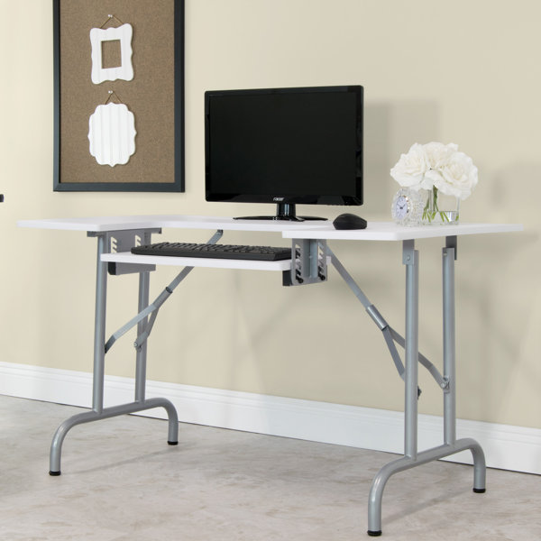 Sew Ready 47.5'' x 28'' Foldable Sewing Table with Sewing Machine